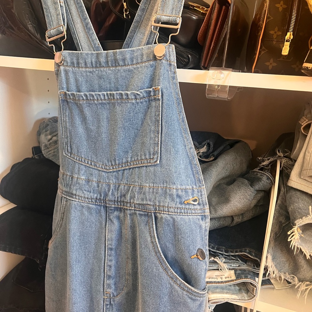 WeWoreWhat Classic Denim Overalls